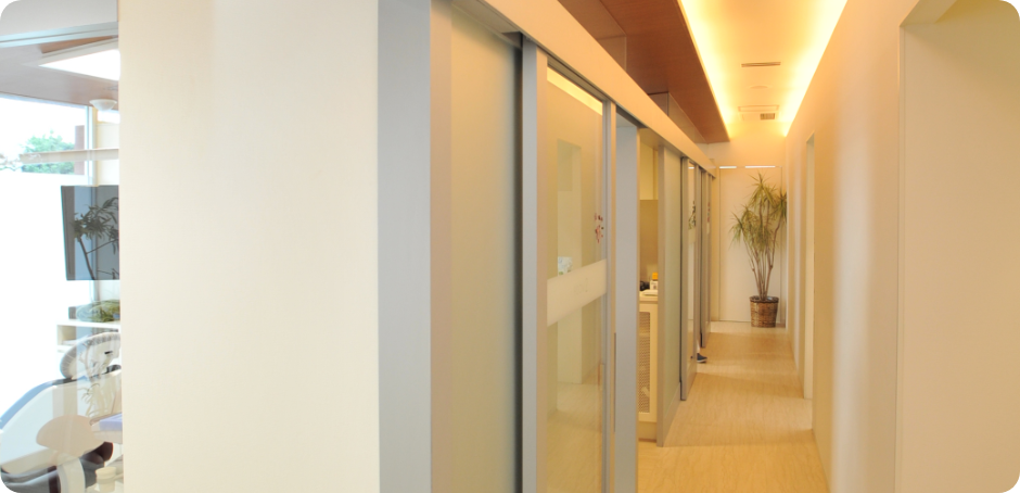 審美治療専用ルーム完備